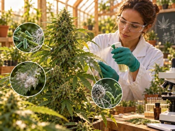 biological control cannabis fungal diseases