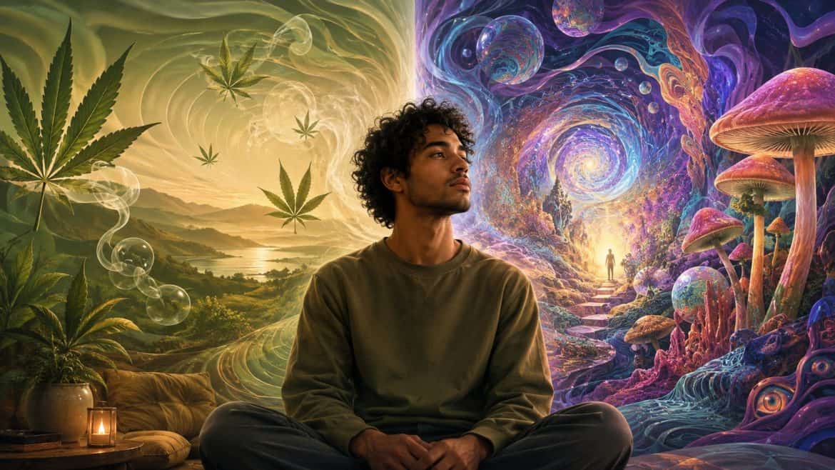 does thc feel like psilocybin